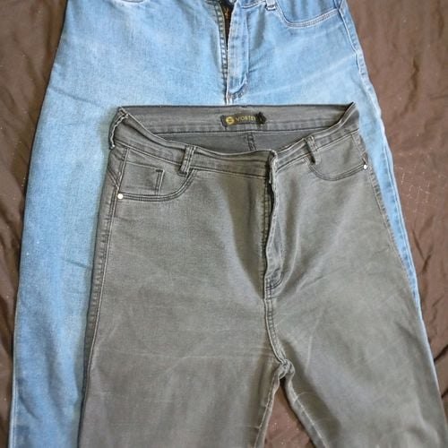 kit 2 calças jeans vorter e azul 42 e 46