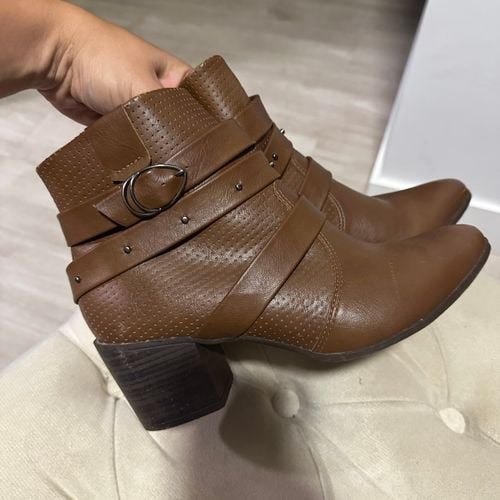 bota cano curto marrom 37