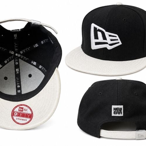 boné new era 9fifty preto e branco
