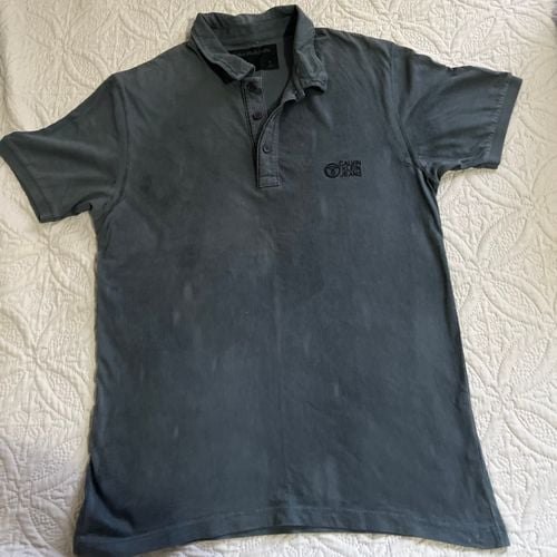 camisa polo calvin klein jeans cinza p