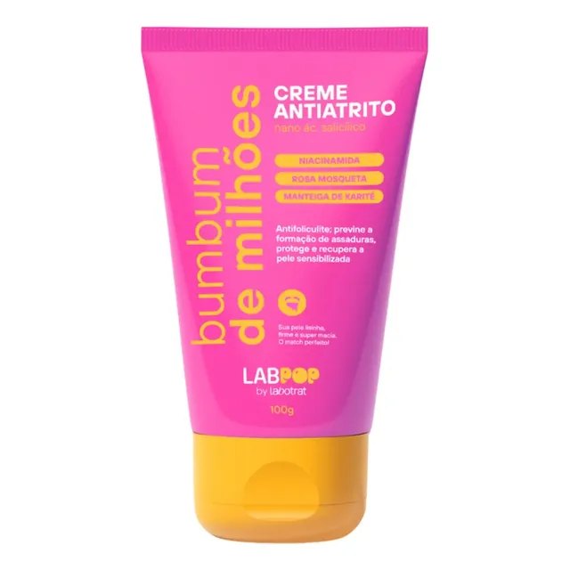 Creme Antiatrito Bumbum De Milhões Labpop Labotrat 100ml Fragrância Neutra